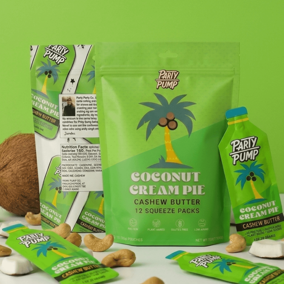 Party Pump Coconut Cream Pie Squeezie – packaging front