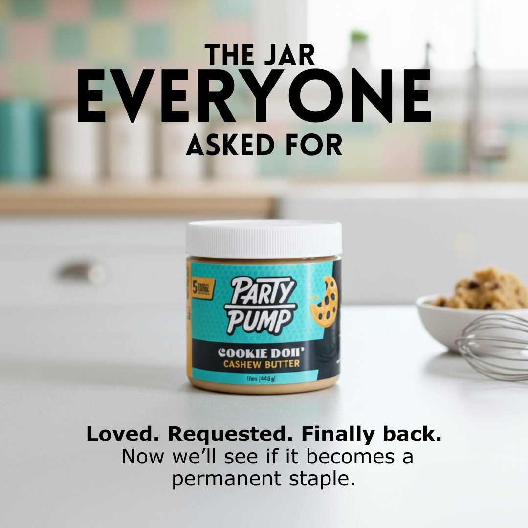 Cookie Doh' Cashew Butter Jar