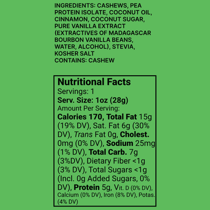 12 Pack Coconut Cream Pie Cashew Butter Squeezies