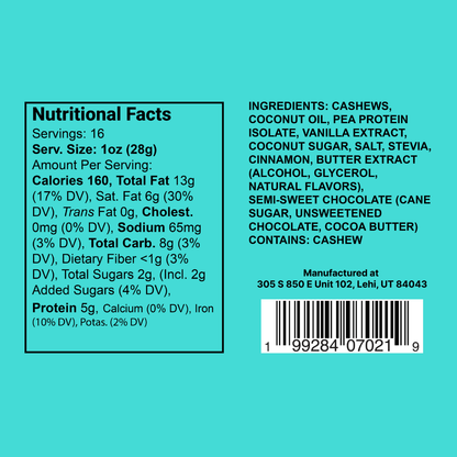 Cookie Doh' Cashew Butter Jar