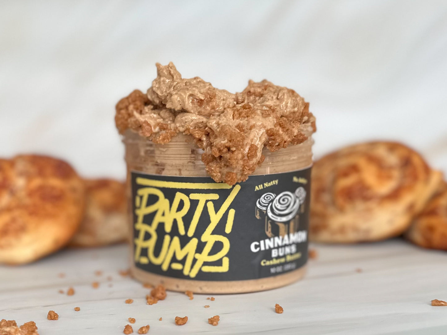 Cinnamon Bun Protein Cashew Butter